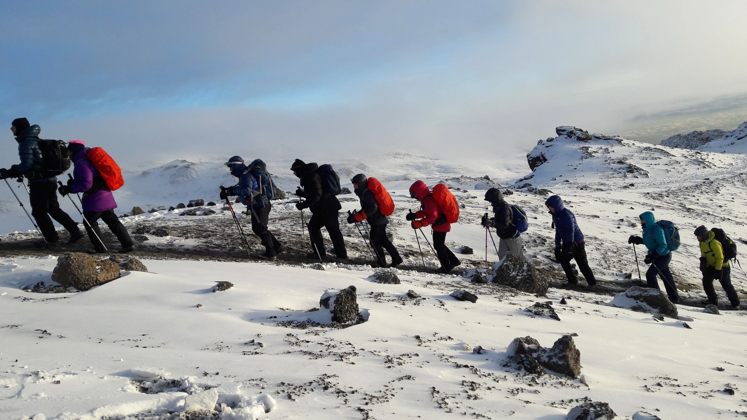 Machame Hut to Shira Camp